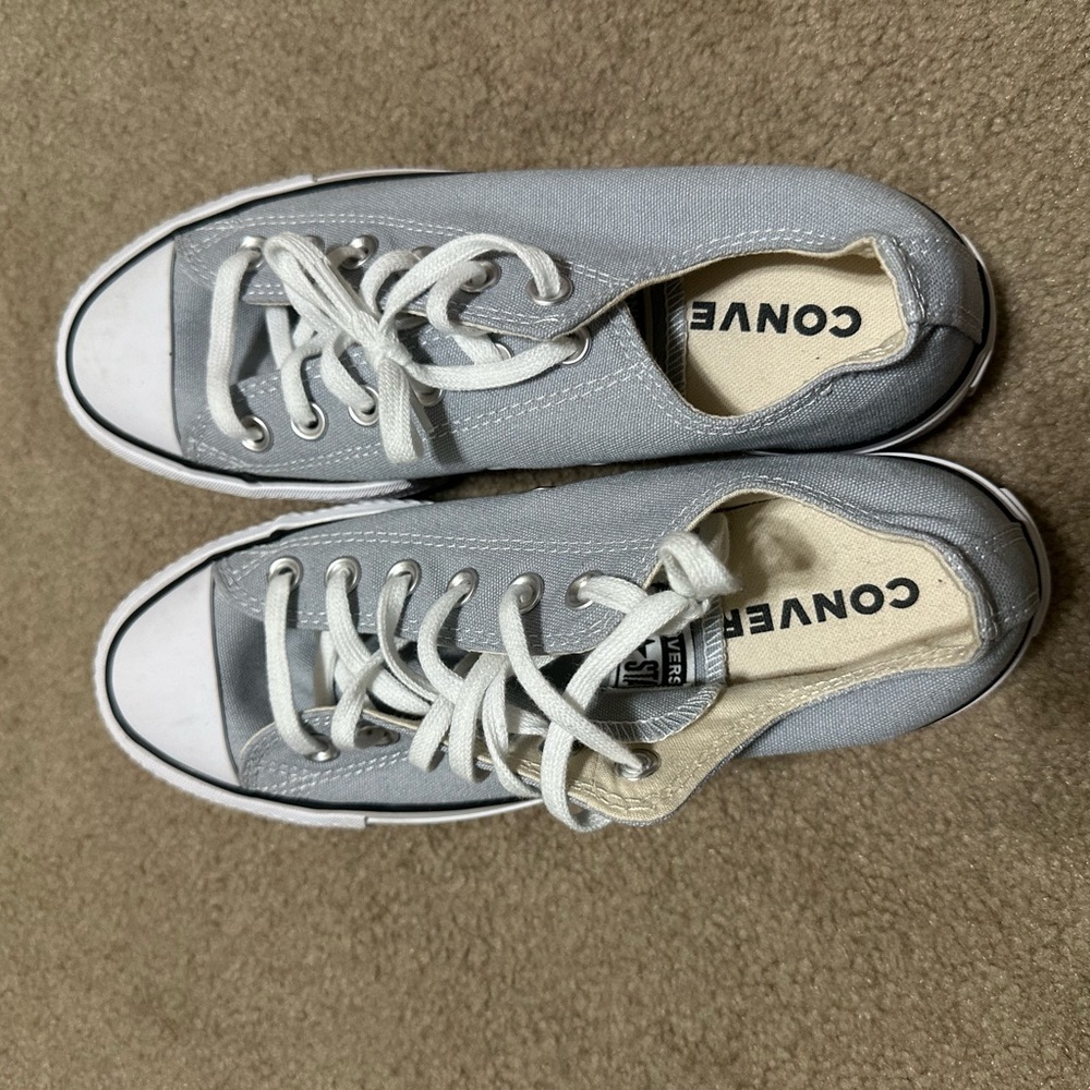 Converse platform, gray, size 7.5